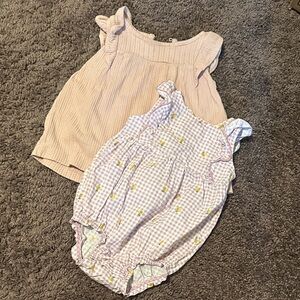 9mo girl rompers